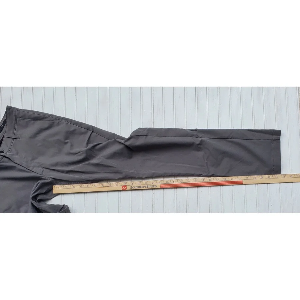 Proof Nomad Pants Mens 30x32 Slim Fit Charcoal Grey Technical Chino Trousers - Picture 2 of 7
